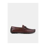 Cabani 010M4823 Hakiki Deri Kahverengi Özel Tasarımlı Erkek Loafer Ayakkabı