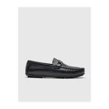 Cabani 010M823 Hakiki Deri Toka Detaylı Siyah Erkek Loafer Ayakkabı