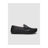 Cabani 010M823 Kauçuk Taban Hakiki Deri Siyah Erkek Loafer Ayakkabı