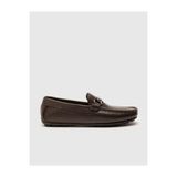 Cabani 010M823A Hakiki Deri Kahverengi Erkek Loafer Ayakkabı