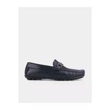 Cabani 010M823K Hakiki Deri Lacivert Erkek Loafer Ayakkabı