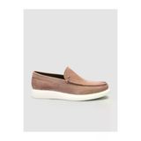 Cabani 114M129 Taba Nubuk Erkek Loafer Ayakkabı