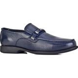Cabani 121M1116 Hakiki Deri Lacivert Toka Detaylı Erkek Loafer Ayakkabı