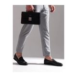 Cabani 5004 Siyah Hakiki Deri Çıtçıt Kapamalı Erkek Evrak Çantası