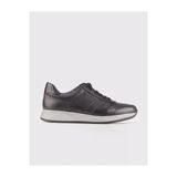 Cabani 507M1524 Gerçek Deri Siyah Bağcıklı Sneaker Erkek Spor Ayakkabı