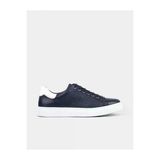 Cabani 518M366 Sneaker Hakiki Deri Lacivert Bağcıklı Erkek Spor Ayakkabı