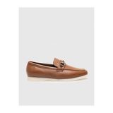 Cabani 572M1660 Hakiki Deri Taba Tokalı Erkek Loafer Ayakkabı