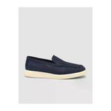 Cabani 605M1651 Süet Lacivert Erkek Loafer Ayakkabı