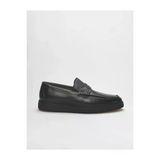 Cabani 605M456 Hakiki Deri Siyah Erkek Sneaker Ayakkabı