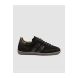 Cabani 622M1803 %100 Hakiki Süet Deri Siyah Kadın Sneaker Ayakkabı