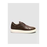 Cabani 719M1887 Kahverengi Hakiki Deri Slip-On Sneaker Ayakkabı