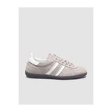Cabani Bağcıklı Hakiki Deri Gri Kadın Sneaker Ayakkabı