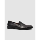 Cabani Erkek Hakiki Deri Siyah Klasik Slip-On Ayakkabı