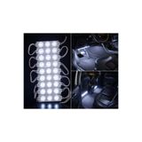 cabbaroğlu ticaret 3 Çipli Ayak Altı LED Modül Seti 12V Araç İçi Ambiyans Aydınlatma Su Geçirmez 1 adet Parmak