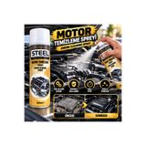 cabbaroğlu ticaret Steel Professional Motor Temizleme Spreyi 500 ml – Motor Yağ ve Kir Temizleyici