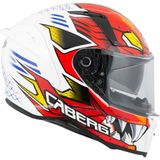 Caberg Avalon Giga Kapalı (Full Face) Kask - Kırmızı - Beyaz