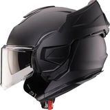 Caberg Motosiklet Kaskı Modüler Güneş Vizörlü Çene Açılır Matt Black Motorcu Kask - XL - Siyah