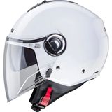 Caberg Motosiklet Kaskı Riviera V4 White Güneş Vizörlü Yarım Açık Kask - 2XL - Beyaz