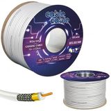 Cable Cable RG6/U4 1.02 mm 80 Tel Gold 100 mt Anten Kablosu