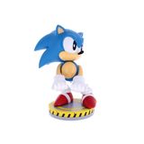 Cable Guys – Sliding Sonic The Hedgehog oyun aksesuarları tutucu ve telefon tutucu, çoğu kumanda için (Xbox, Play Station, Nintendo Switch) ve telefon