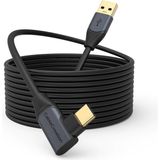 Cablecreation Htc Vive Pro 2 Vr Gözlük Uyumlu Type-C To Usb-A Kablo 5m USB 3.1