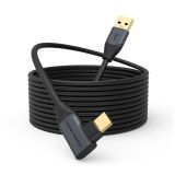 Cablecreation Oculus Quest 2 128GB Vr Gözlük Uyumlu Type-C To Usb-A Kablo 5m USB 3.1