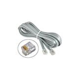cablox 20 Metre Internet Adsl-vdsl Modem Rj 11 Ve Telefon Hat Bağlantı Kablosu 1x2x0,50 Mm Tr Üretim