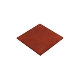 Çabuk At Sepete Kauçuk Karo Zemin Kaplama Esnek Suya ve Güneşe Dayanıklı İç Dış Mekan 40x40x2cm Bordo