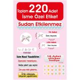 cabuk baskı Gülen Kedi Temalı Okul Etiketi Kalem, Defter İsimli Etiket İsim Yazılabilen – Suya Dayanıklı etiket