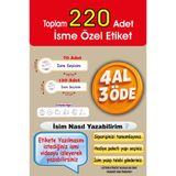cabuk baskı Okul Etiketi Kalem Defter Etiketi Özel Isim Yazılabilen Etiket Sevimli Kedi 220 Adet