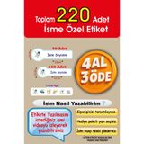 cabuk baskı Okul Etiketi Kalem Defter Etiketi Özel Isim Yazılabilen Etiket Uzay Temalı 220 Adet