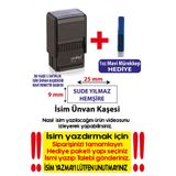 cabuk baskı Sırdaş Öğretmen Hemşire, Isim Kaşesi Mavi Mürekkepli, 1cc Mavi Kaşe Mürekkebi İle Birlikte