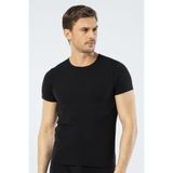 Cacharel 1305 O Yaka Kısa Kollu Erkek T-Shirt - Siyah