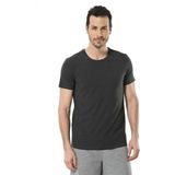 Cacharel 1331 O Yaka Kısa Kollu Erkek T-Shirt - Antrasit Melanj - Antrasit - Melanj