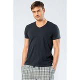 Cacharel 1332 Erkek V Yaka Kısa Kollu T-Shirt-Olive - M