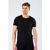 Cacharel 2169 Modal O Yaka Erkek T-shirt - Siyah