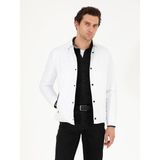Cacharel 50266368-VR013 Erkek Beyaz Mevsimlik Mont