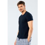 Cacharel %95 Pamuk %5 Likra Bisiklet Yaka Erkek T-shirt