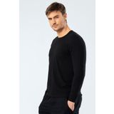 Cacharel Bisiklet Yaka Erkek Uzun Kollu T-shirt
