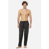Cacharel Ekoseli Erkek Tek Alt Pijama, Cep Detaylıdır, %95 pamuk %5 Likralı