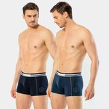 Cacharel Erkek 2'Li Baskili Boxer 1323/Lacivert-İndigo