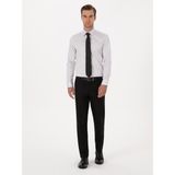 Cacharel Erkek Açık Gri Slim Fit %100 Pamuk Klasik Gömlek 50318179-VR001 - 41