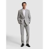 Cacharel Erkek Açık Gri Slim Fit %100 Yün Çizgili Kırlangıç Yaka Takım Elbise 50324894-VR001 - 6 Drop