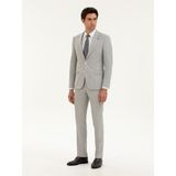 Cacharel Erkek Açık Gri Slim Fit Kareli Takım Elbise 50287888-VR001 - 6 Drop