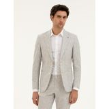 Cacharel Erkek Açık Gri Slim Fit Keten Karışımlı Ceket 50284616-VR001 - 48 - 6 Drop