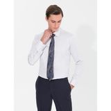 Cacharel Erkek Açık Gri Slim Fit Uzun Kollu Basic Gömlek 50268503-VR001 - 38