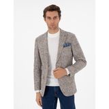 Cacharel Erkek Açık Kahverengi Slim Fit Ceket 50290526-VR002 - 56 - 6 Drop