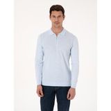 Cacharel Erkek Açık Mavi Regular Fit Kazak 50311847-VR003 - S