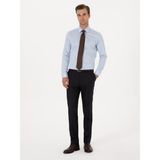 Cacharel Erkek Açık Mavi Slim Fit %100 Pamuk Klasik Gömlek 50318179-VR003 - 38