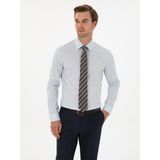 Cacharel Erkek Açık Mavi Slim Fit Pamuk Karışımlı Gömlek 50314589-VR003 - 37